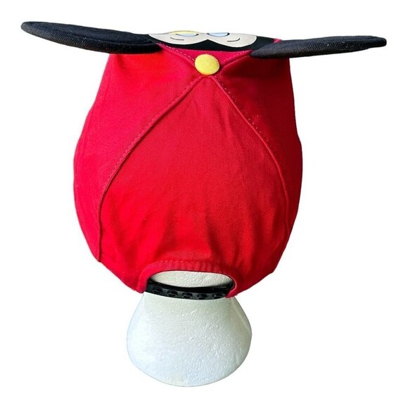 Disney Parks Mickey Mouse Snapback Hat with Ears Youth Kids Red Yellow Black EUC - Picture 4 of 8